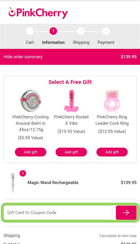 pinkcherry discount code